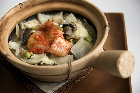 キムチ豆腐鍋