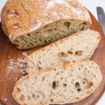 焼き上がり〜スロー発酵ごく少量イーストで捏ねないパン・レシピ