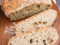 焼き上がり〜スロー発酵ごく少量イーストで捏ねないパン・レシピ